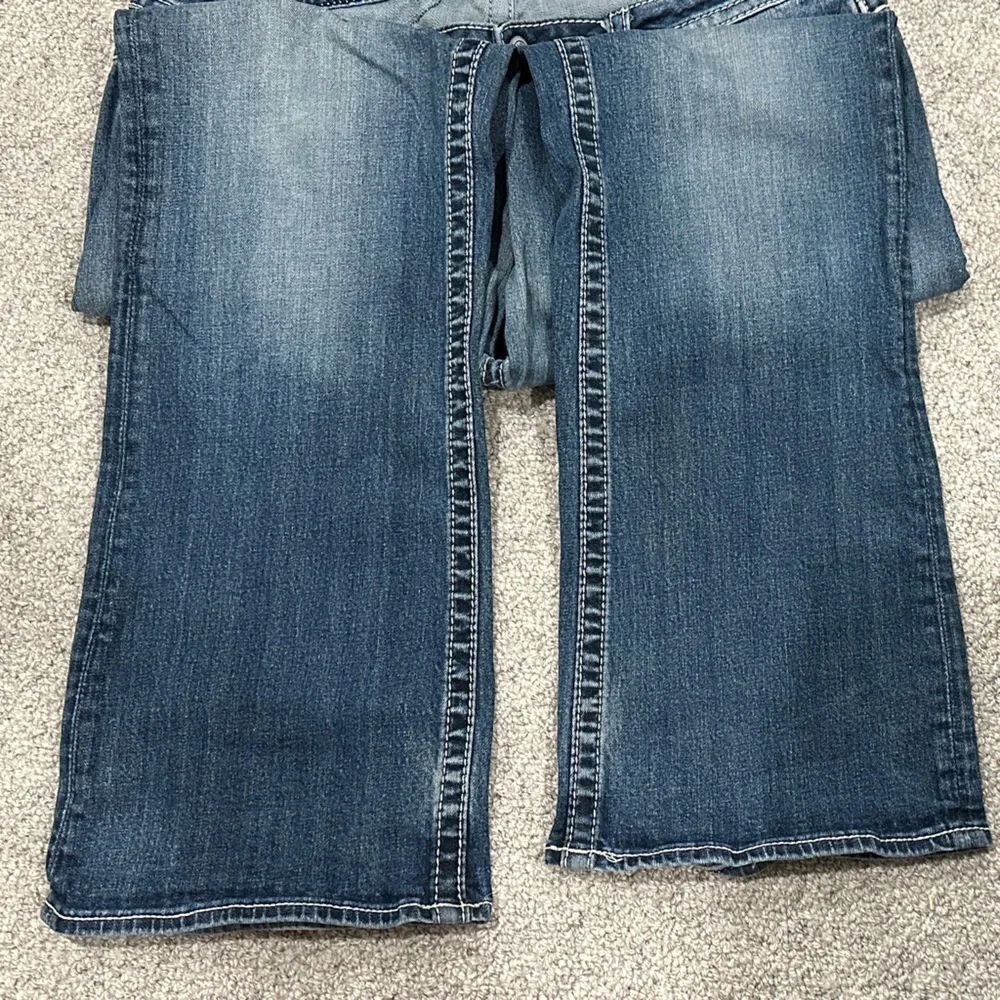 Vigoss Women's Embellished Blue Jeans S13/14 L31 Heritage Fit Boot Cut - Picture 6 of 9